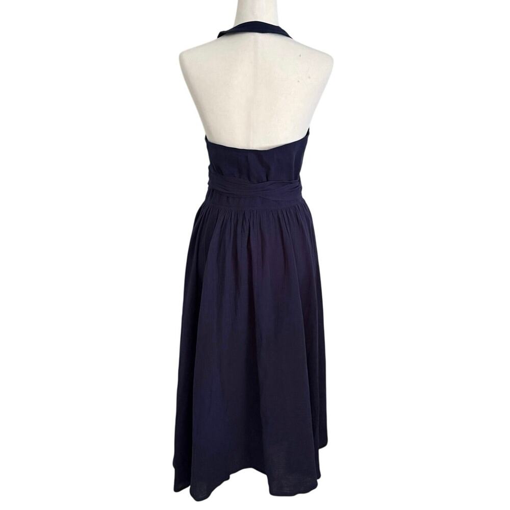 Polo Ralph Lauren
Navy Cotton Halter Wrap Dress
Women’s Size 6 Classic NWT - Picture 5 of 9